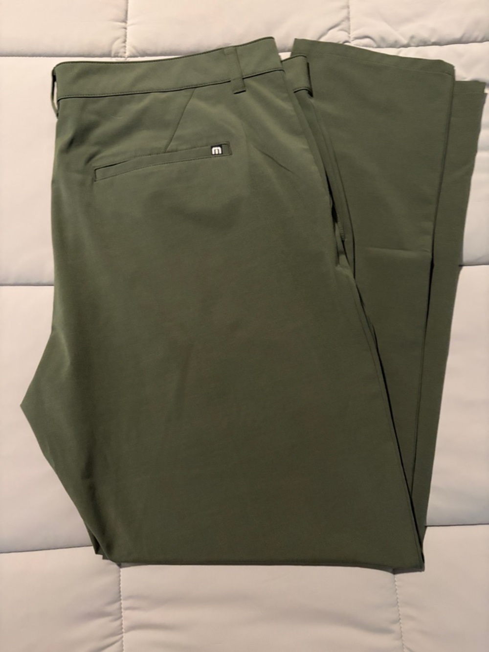 Travis Mathew Olive Green Chino Pants